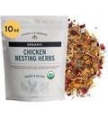 Sassafras & Pumpernickels Certified USDA Organic Chicken Nesting Herbs (10 oz Resealable Bag) Aromatic Herbs for Coops and Nest Boxes nesting herbs for chicken coop coop refresher for chickens
